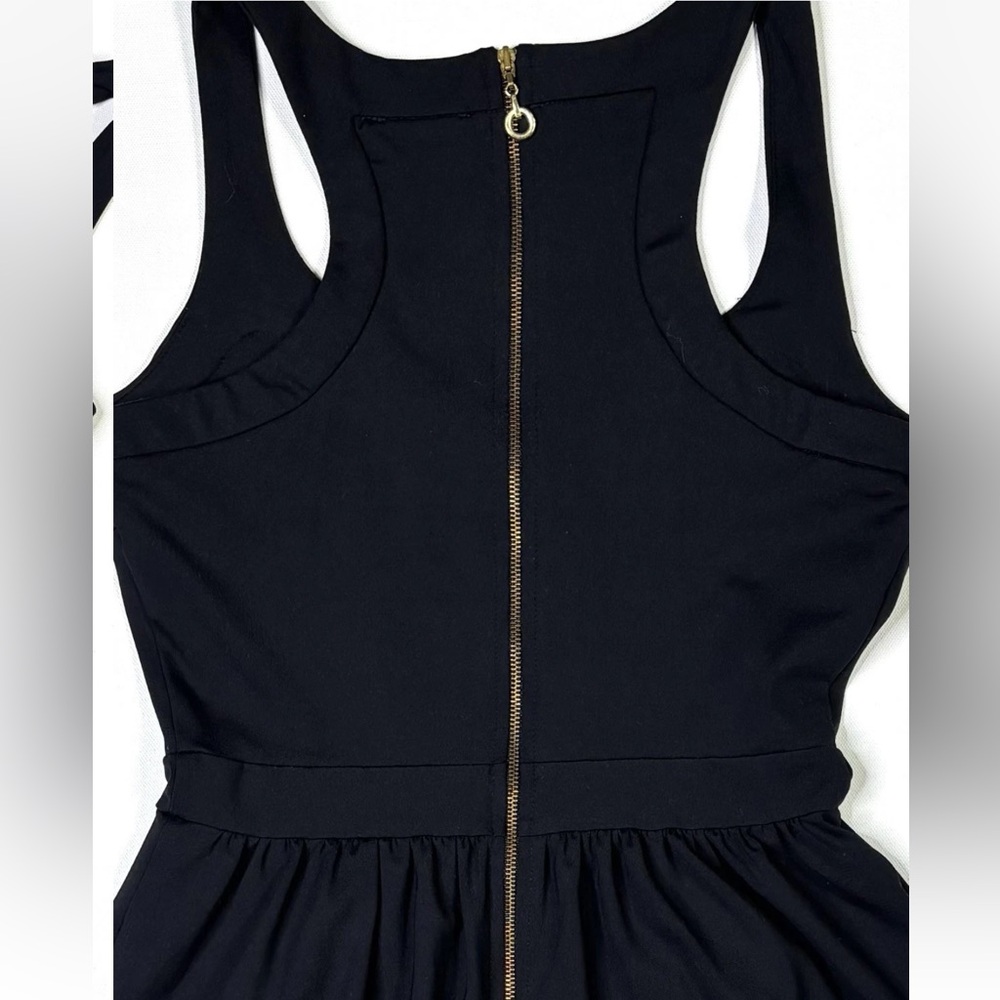 Cynthia Rowley Dress Women’s Small Black Sleeveless Zip Stretch A-Line - Picture 12 of 12